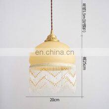Metal Shade Nordic Ceiling Hanging Lamp Modern Cylinder Decorative Round Pendant Lights thumbnail-5