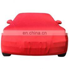 HFTM Multi-function Best Price Professional Manufacturer Custom Logo Full Spandex Indoor Universal Car Body Cover thumbnail-5