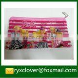 Clear PVC Zipper File Bag Pencil Bag With Cartoon thumbnail-3