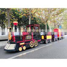 Amusement Rides Battery Powered Ride on Train Electric Trackless Train for Sale thumbnail-3