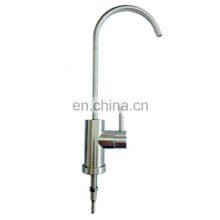 Water Filter Faucet Stainless Steel Goose Neck Modern European Style Fits All Water Filter Systems & RO Kitchen Faucets