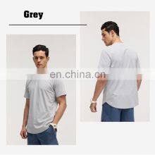 Blank Custom Logo Quick Dry Polyester Short Sleeve Loose Casual Men Workout Gym Sports Activewear Athletic T Shirt Running thumbnail-4