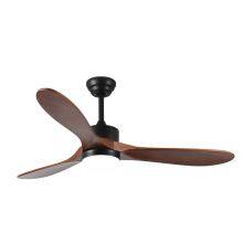 52inch Ceiling Fan With Solid Wood Blades Remote Cotroller Ceiling Fan With Light thumbnail-3