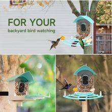 Ringsee 2.4 GHz Wi-Fi Smart Bird Feeder Camera Solar Charging 2.0MP HD Ip65 Weatherproof Network Camera for Outdoor Use thumbnail-5