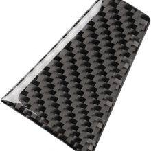 for Tesla Model-s/x Accessories 2014-2019 Carbon Fibre Steering Wheel Sticker thumbnail-2