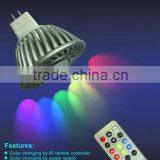 High Lumen Dimmable MR16 RGB Spot Light 3w 220V