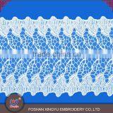 Fashion Decorative Cheap Fancy Eyelash Flower 14cm Width Cotton Lace Trim For Garment Accessory thumbnail-2