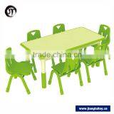 JT16-5704 GuangZhou Wholesale 6 People Cheap School Furniture Kindergarten Table And Chair thumbnail-3