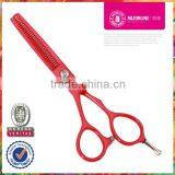 R1T Red Teflon Coating Convex-edge Stainless Steel Hair Thinning Shears