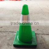 18" Lime Green Orange Colored Traffic Safety Cone Used PVC Traffic Cones thumbnail-5
