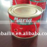 425g canned tomato sauce/ tomato puree manufacturer for nigeria healthy food