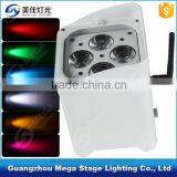 Lcd and Remote 4x15W 5in1 Rgbaw Led Wireless Battery Light