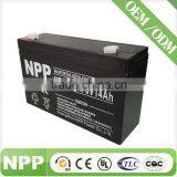 6v14ah Chinese Manufacturer Rechargeable Battery Npp Battery for Solar thumbnail-4