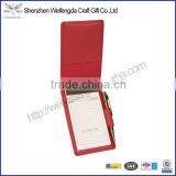 New Arrival Fashion Custom Deluxe Leather Flip Style Notepad thumbnail-1