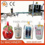 drink pouch with spout packaging/spout pouch making machine/spout pouch filling machine