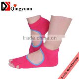 women as seen on tv hot cheap toe socks yoga toes separator socks cotton polyester plain pattern socks