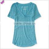 V-neck T-shirt Printed Logo t Shirt China Wholesale t Shirt Apparel thumbnail-4