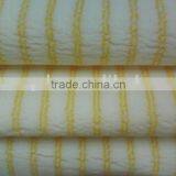 Woven Polyester Paint Roller Fabric With Yellow Stripe 750g/sqm-13mm