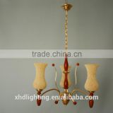XHD contemporary golden glass chandelier with 3/5 heads