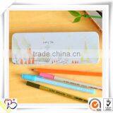 China Supplier Rectangular Metal Pencil Tin Box/personalized Pencil Box/christmas Metal Tin Box