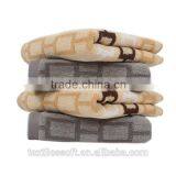 Wholesale100% Cotton Yarn Dyed Jacquard Dark Color Face Towel for Man