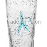 Classic Beach Glass Cup,sea Star Glass thumbnail-2