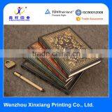 Wholesale Exquisite Vintage Hardcover Lock Diary Notebook With Custom Design