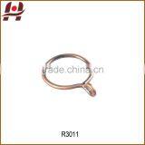 R3011-metal Iron Zinc Alloy Square Round Window Curtain Rod Pole Pipe Rings Clips thumbnail-1