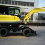 8ton Wheel Excavator, Mini Wheel Excavator 6ton,7ton,8ton,10ton for Exporting thumbnail-1