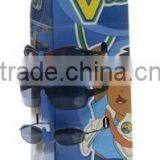 Folding Corrugated Cardboard Laminate Retail Floor Display Stands And Ranks For Sunglasses