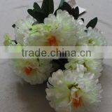 Latest Style 9 Heads Artificial Flower Plastic Flower Bouquet thumbnail-6