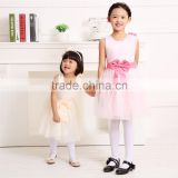 2016 New Arrival Sweet Flower Girl Dresses with Flower Party Cheap Girl Pageant Dress For Little Girls Kids Children Dress