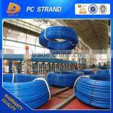 Post-tensioned Unbonded PC Strand With Greased & Blue PE Coated