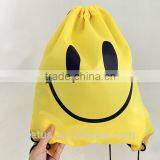 Fashionable Drawstring Nylon Yelllow Bag Backpack thumbnail-1