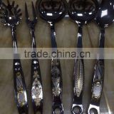 Promotional 6pcs Stainless Steel kitchenware Tools with gold plated