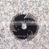 Convex Segmented Turbo Blade With Teeth Protection 5 Inch (125 Mm) Cutting Disc for Marble Granite Stone Concrete Ceramic Tiles thumbnail-3