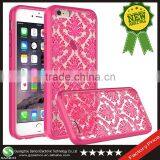 Samco Scratch Resistant Premium Slim Fit Damask Pattern Plastic Case for IPhone 6