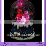 Resin Craft Christmas Snow Globe With Colorama