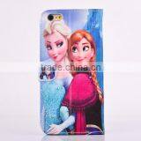For IPhone 5/5s Frozen Flip Elsa Wallet Case With High Definiton Color Printing thumbnail-2