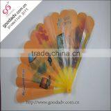 Guangzhou Factory Printed Advertising Fan Cheap Price Plastic Folding Hand Fan