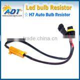 LED Car Fog Lamp Bulb Warning Error Decoders H7 Resistor Harness