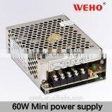 Mini-size Power Supply MS-60-24 60w 24w 2.5a dc Transformer