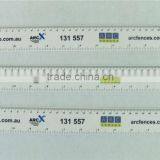 High Quality Plastic Ruler OEM Logo Design Colorful Printing Transparent Plastic Ruler 32 cm thumbnail-1