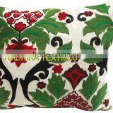 RTCC-4 Flowers Theme Hot Selling New Embroidery Design Suzani Embroidered Cushion Cover Home Decor Cushion Covers Jaipur thumbnail-1