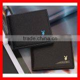 Short Money Clip Top Grade Business Nubuck Wallet for Men in Stock thumbnail-5