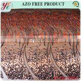 Golden and Black Fashion Big Stripe Pattern Design Sequin Fabric Embroidery