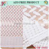 White Elegant Decorative Pattern Net Embroidery Fabric Design for Women thumbnail-5