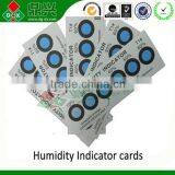Eco Friendly Vacuum Package Cobalt Free Pcb Packing Humidity Indicator Card (HIC)