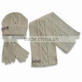Scarf Hat Glove Set Crochet