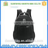 Popular Custom Outdoor Waterproof High Quality Polyester Black Travel Backpack